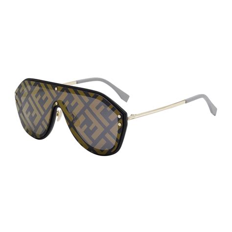 mens fendi sunglasses gold|authentic fendi sunglasses.